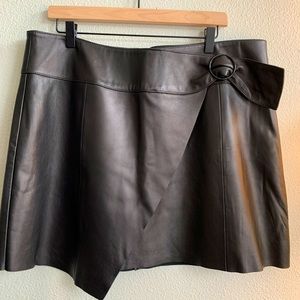 Antonio Melani genuine leather skirt size XL